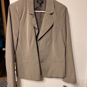 AGB Women's Classic Brown Blazer